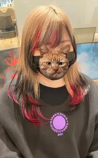 ロング カラー 松中 大輝のヘアスタイル