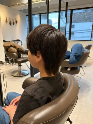 ミディアム メンズ CLAPS 弘明寺店所属・さが るかのヘアスタイル