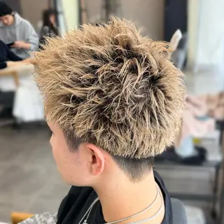 ショート メンズ 楓🍁COQU ✂︎men's限定のヘアスタイル