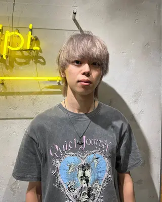 メンズ デザイン🥇複雑履歴 ハイトーン特化のヘアスタイル