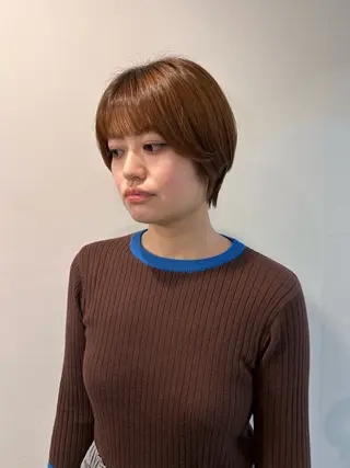 ショート 丸みショート/新宿 /みづき🐏のヘアスタイル