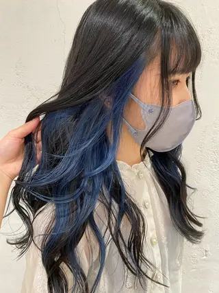 ロング 🍋暖色カラーヘアア レンジniina🍋のヘアスタイル