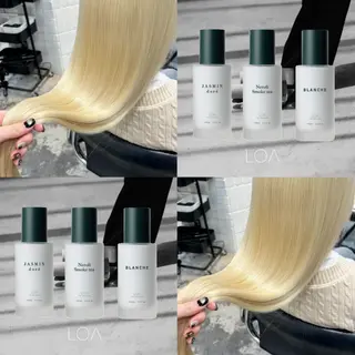 ロング カラー HIKARI🐈‍⬛ ハイトーン×デザインのヘアスタイル