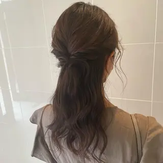 ロング ヘアアレンジ T Ayaのヘアスタイル