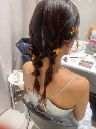 ヘアアレンジ 55JET所属・似合わせ/ヘアメイク ♡ayanoのヘアスタイル