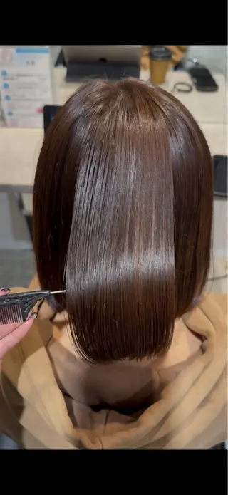 カラー あんな🦋レイヤー カット/透明感カラーのヘアスタイル