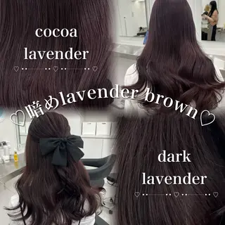 ロング カラー ヘアアレンジ 🫧‪🎀うる艶暖色 🏹Nanako🎀のヘアスタイル