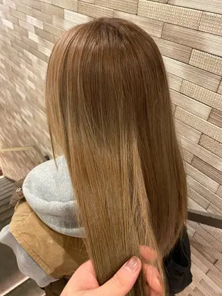 ロング カラー ブリーチ/透明感カラ ー/Shori/店長のヘアスタイル