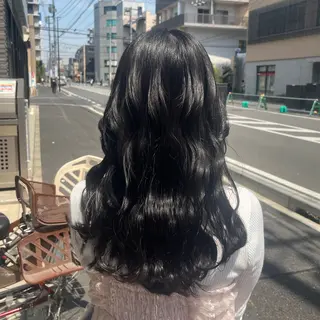 ロング カラー 荒井 茉凜のヘアスタイル