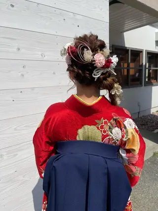 ヘアアレンジ 磧本 祐里恵のヘアスタイル