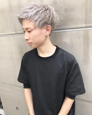 ショート カラー メンズ Ways TOKYO所属・北間 寛哉のヘアスタイル