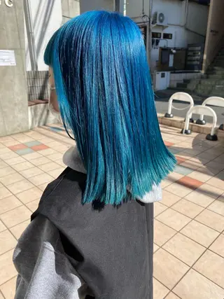 ミディアム カラー 💗💗韓国レイヤー yu-ki💗💗のヘアスタイル