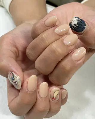 ネイル 東 千夏のネイルデザイン