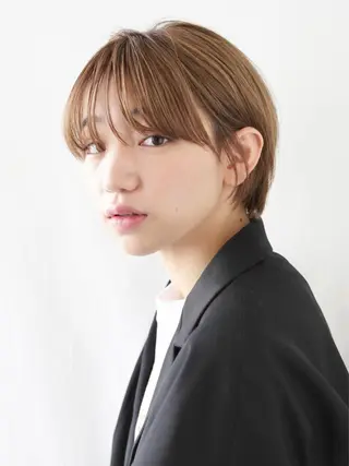 ショート カラー ショートボブ縮毛矯正 髪質改善のプロ山道潤のヘアスタイル