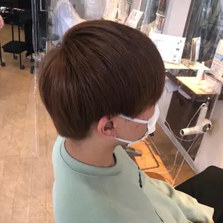 ミディアム カラー メンズ 髪質改善 山本翔大🍋のヘアスタイル