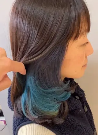 ミディアム 高難易度縮毛矯正　春日井　Soea(ソイア)所属・多久間 喬介のヘアスタイル