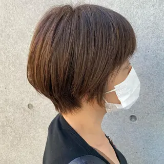 ショート 【白髪ぼかし】 愛甲竜佑のヘアスタイル