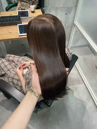 セミロング カラー ayano /レイヤー/艶カラーのヘアスタイル