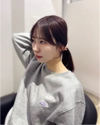 ミディアム YUZU🎀顔まわり ×レイヤーカットのヘアスタイル