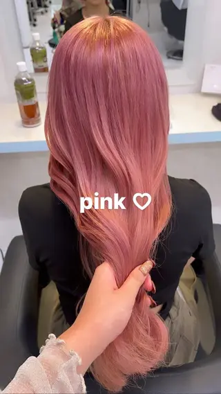 セミロング カラー ヘアアレンジ 愛されカラー🩷 はるなのヘアスタイル