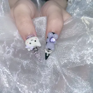 ネイル MoMoA Nail ネイル長さ出し専門店のネイルデザイン