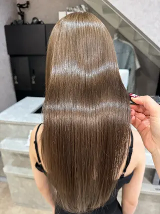 ロング カラー Rio/ヘアセット/ ハイトーンカラーのヘアスタイル