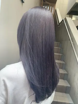 セミロング カラー ヘアアレンジ Moana by HEADLIGHT所属・tomoka／ デザインカラー🌺のヘアスタイル