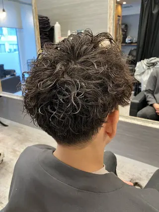 パーマ メンズ メンズ特化/パーマ/ フェードWATARUのヘアスタイル