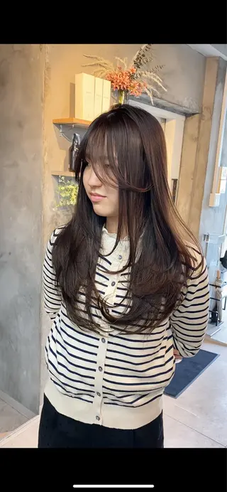 セミロング FORT所属・レイヤー/髪質改善 池本　紘之のヘアスタイル