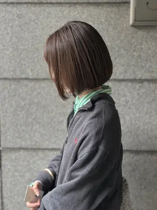 ショート カラー 本町/新町/心斎橋 透明感カラーSANCのヘアスタイル