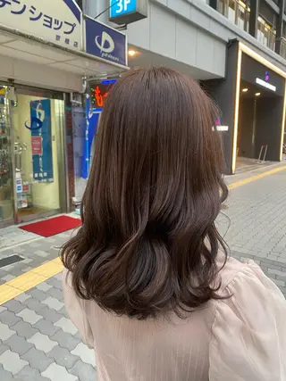 ミディアム 片平 帆香のヘアスタイル
