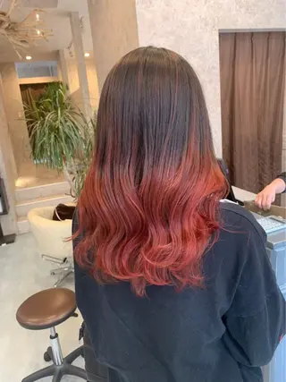 セミロング カラー Blanco Color&Careのヘアスタイル