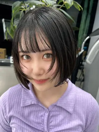 ミディアム カラー 最高級髪質改善🥇 小玉美菜のヘアスタイル