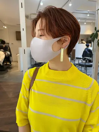 ショート カラー 高橋 愛美のヘアスタイル