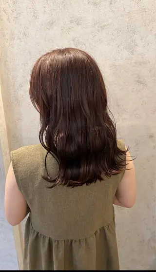 ミディアム ユキナ／和歌山美容室 /lanugoのヘアスタイル