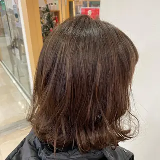 ミディアム メンズ縮毛矯正 ニュアンスパーマのヘアスタイル