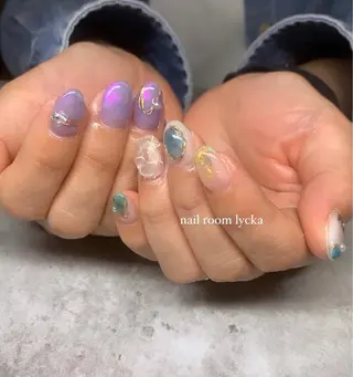 ネイル ﾈｲﾙﾙｰﾑﾘｯｶ 𝐦𝐚𝐲𝐮のネイルデザイン