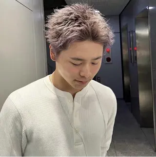 ショート カラー パーマ メンズ 🔥メンズ 特化🔥菊水皐暉🔥のヘアスタイル