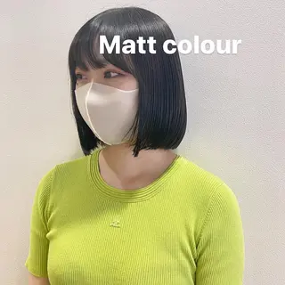 ショート カラー ブリーチなしWカラー 🎀韓国ヘア/amiのヘアスタイル