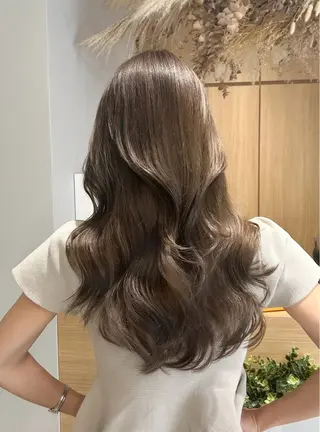 ロング カラー Lien by kiitos所属・韓国ヘア×レイヤー カット/上田丈也のヘアスタイル