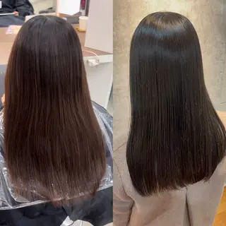 ロング カラー 羽エクステ/シール エクステ/横浜駅5分のヘアスタイル