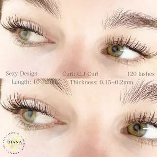 マツエク・マツパ DIANA ·͜· Hamadaのマツエク・マツパデザイン