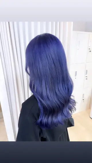 ロング カラー BOX mico.のヘアスタイル