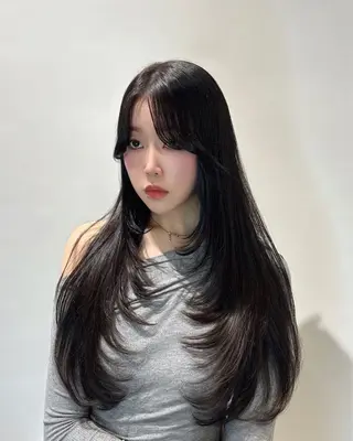 ロング カラー sho/ 名古屋/栄/韓国ヘアのヘアスタイル