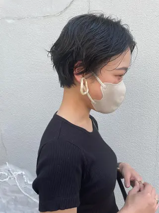 ショート さの あやねのヘアスタイル