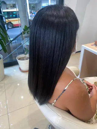 ロング カラー 🩵波巻き／ツイスパ HARU💎のヘアスタイル