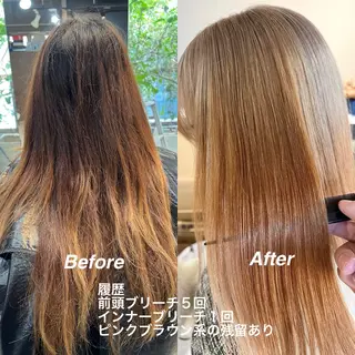 ロング カラー daiki 原宿のヘアスタイル