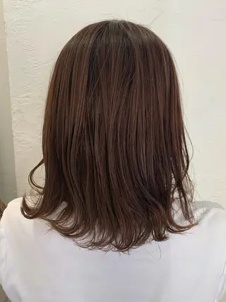 セミロング カラー fio マナミのヘアスタイル