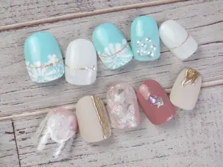 ネイル Huit所属・ユイット 甲南山手のネイルデザイン