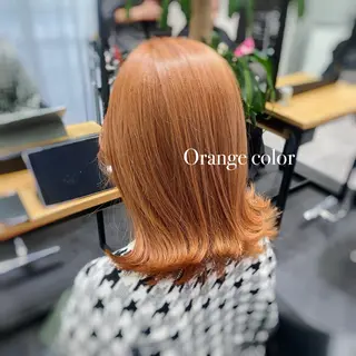 ミディアム カラー THE2ND 大竹 瞳のヘアスタイル